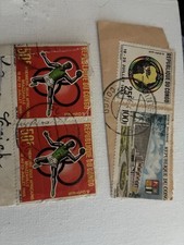 Congo-Brazzaville 1965 Olympic Sports Architecture Used Stamps 50F 25F 100F