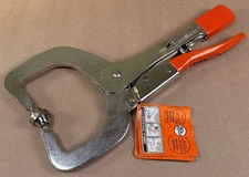 With Tags - Leverage Tools Leverwrench C-12CSS Locking Pliers Welding Clamp