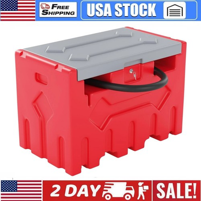 #ad #ad 52 Gallon Portable Diesel Fuel Tank with 12V Pump Auto Shut Off Nozzle Transfer $442.69