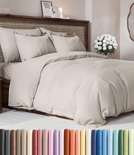 Duvet Cover Queen Size Set - Extra Soft Queen Duvet Cover 90" x 90" with 2 Pi...