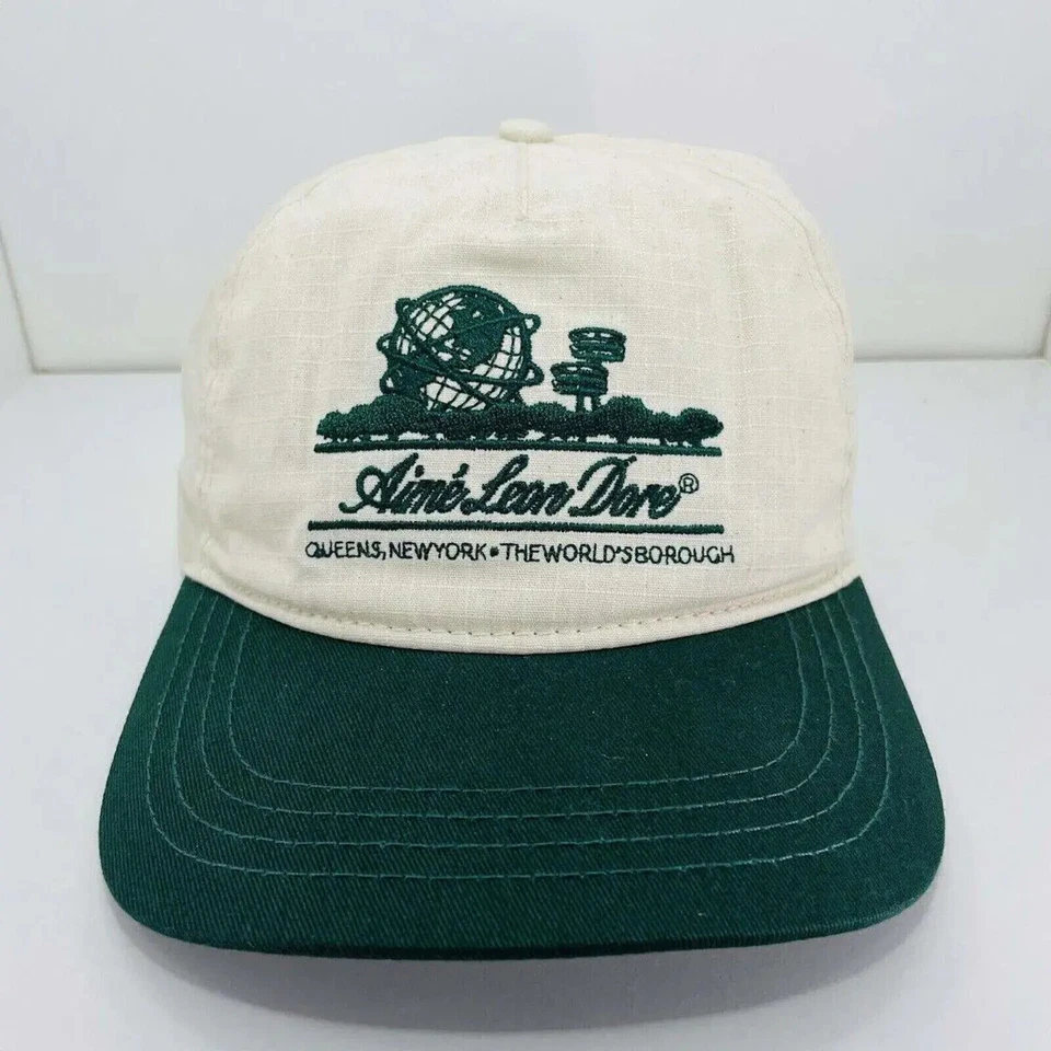 Boné de beisebol masculino Aimé Leon Dore Unisphere chapéu hip hop aba plana snapback branco - Imagem 2 de 4