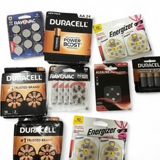 Duracell Energizer Rayovac Alkaline AA AAA Coin Cell Batteries Lot 312 AG1 LR60