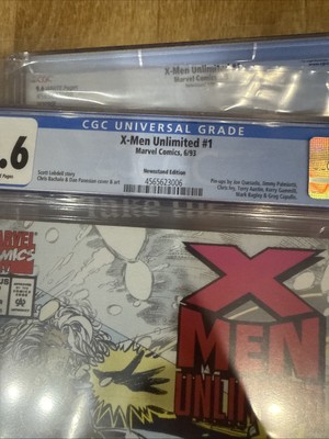 X-Men Unlimited #1 (Newsstand) CGC 9.6 WP NM/MT Marvel Comics 1993