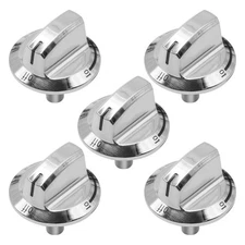 New PC+ABS 5pcs Stove Knob Replacement For Frigidare Gas Range Burner Replace