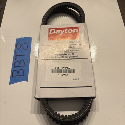 #ad Dayton 1YVX2 AX49 Premium Cogged V Belt For Various Industrial Applications $4.20
