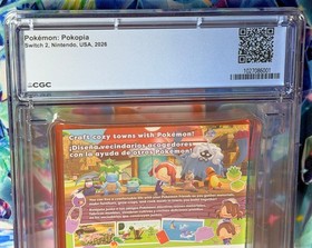2026 SWITCH 2 POKEMON POKOPIA 1st PRINT CGC USA 9.9 Y-Fold A++ NOT PSA NOT VGA