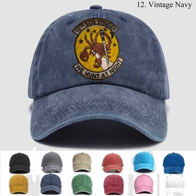 Customized Embroidered Hat Usaf 18th Special Operations Squadron, Trucker Hat