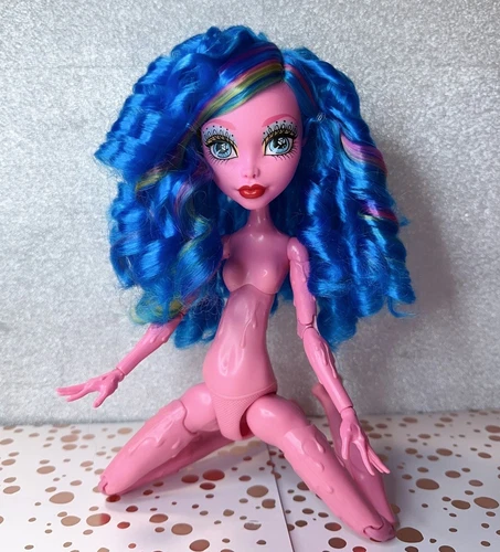 Monster High Gooliope Jellington Shriek Wrecked Doll NUDE Hair Restyled