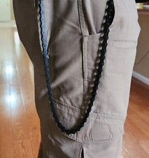 Extra Long 30" Wallet Chain Stainless Steel Biker Chain Trucker Black Leash XL