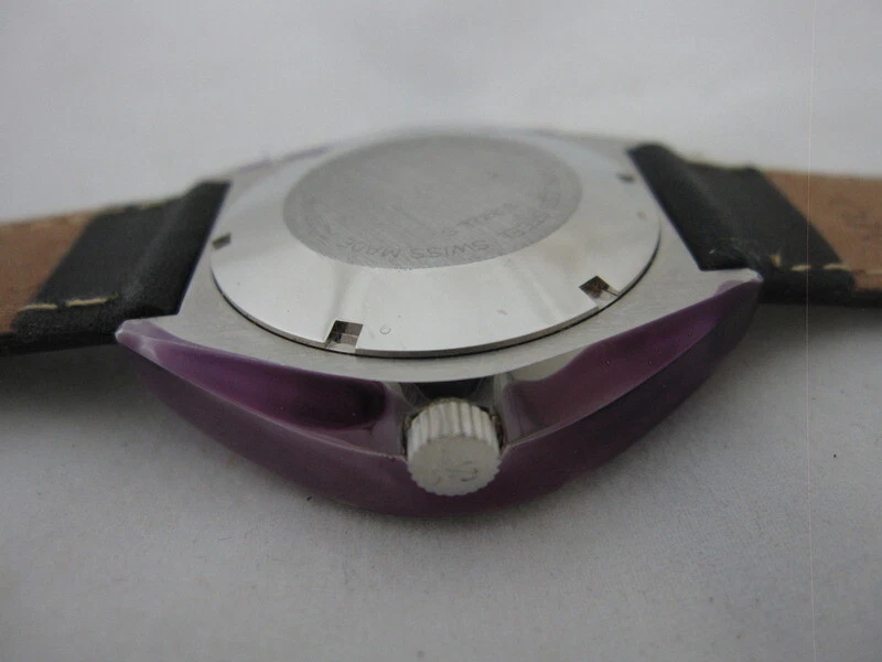 NOS NEW RARE SWISS VINTAGE AUTOMATIC PHENIX ANALOG MEN'S WATCH WITH DATE 1960'S - Image 4 of 4