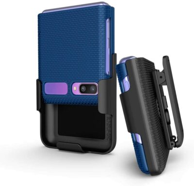 Hard Protector Case Cover w Belt Clip Holster Samsung Galaxy Z Flip (1st Gen)
