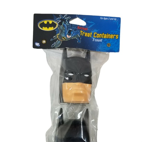 Batman Treat Containers in Package Plastic Batman Head 2009 DC Comics Super Hero - Picture 3 of 7