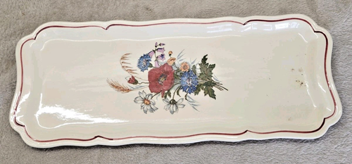 Plat À Cake Décoré Par Henri LOUX (SARREGUEMINES) Villejuif 94800