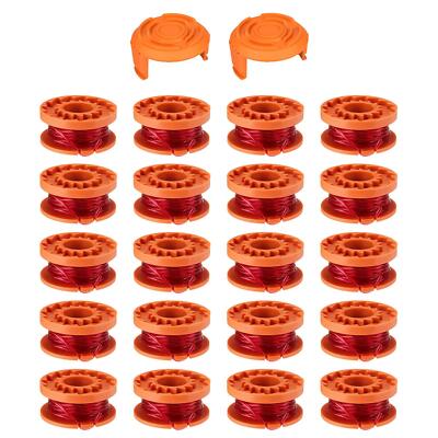 20 Stück Worx WA0010 Ersatzspulenschnur für Rasentrimmer Kantenschneider 10f U ha52