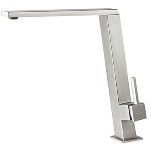 Villeroy & Boch Finera Square Slope Edelstahl gebürstet Küchen Spültischarmatur - Bild 2 von 3