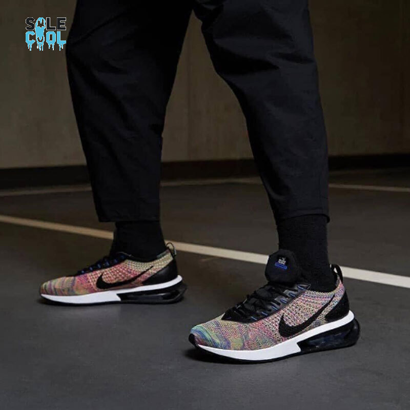 nike flyknit racer on feet