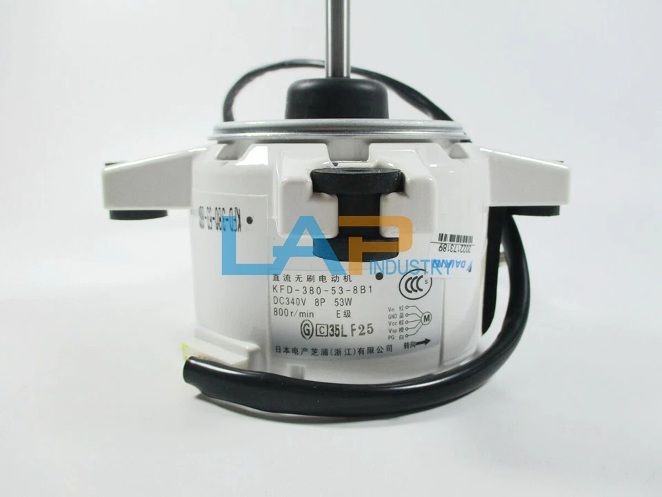 1Pcs New air conditioner KFD-380-53-8B1 DC 340V 8P 53W DC brushless moto - Image 2 of 3