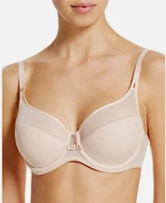 NEW! Chantelle Aeria Light Spacer Bra with J Hook 1296 (Size 34DDD) Blush