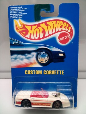 Hot Wheels Mainline Custom Chevy Corvette C4 Pearl White