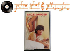 Mick Jagger She's The Boss Cassette Tape Album Inner Lyric Sheet EX