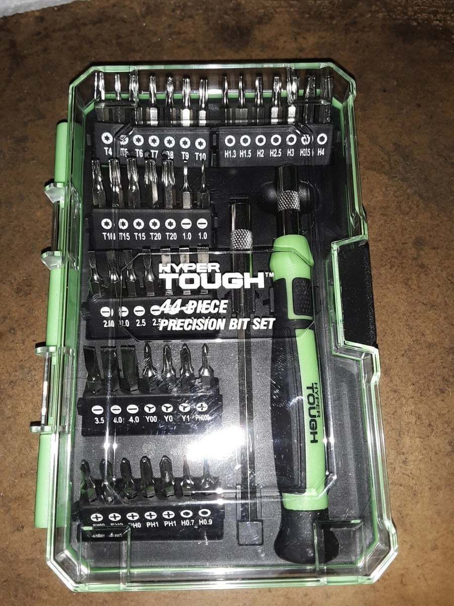 Hyper tough 44 piece on sale precision bit set