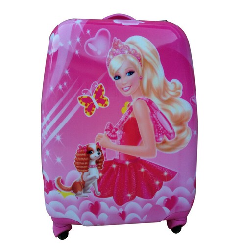 Kids Toddler Carry On Hard Shell Anime Suitcase/Luggage Light Weight 18" AU - Picture 35 of 42