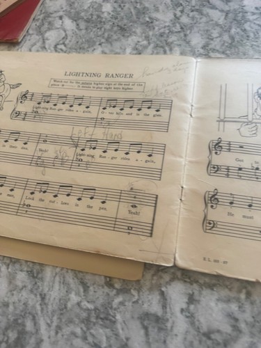 John W Schaum Piano Course ~ Pre-A Book Earliest Beginner ~ 1945 Workbook - Picture 4 of 16