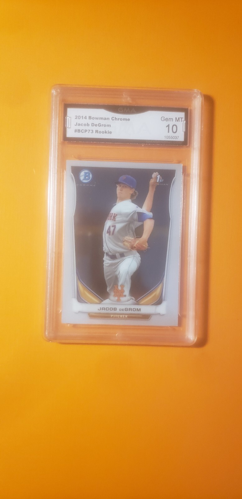 2014 Bowman - Prospects Chrome #BCP73 Jacob deGrom (RC)