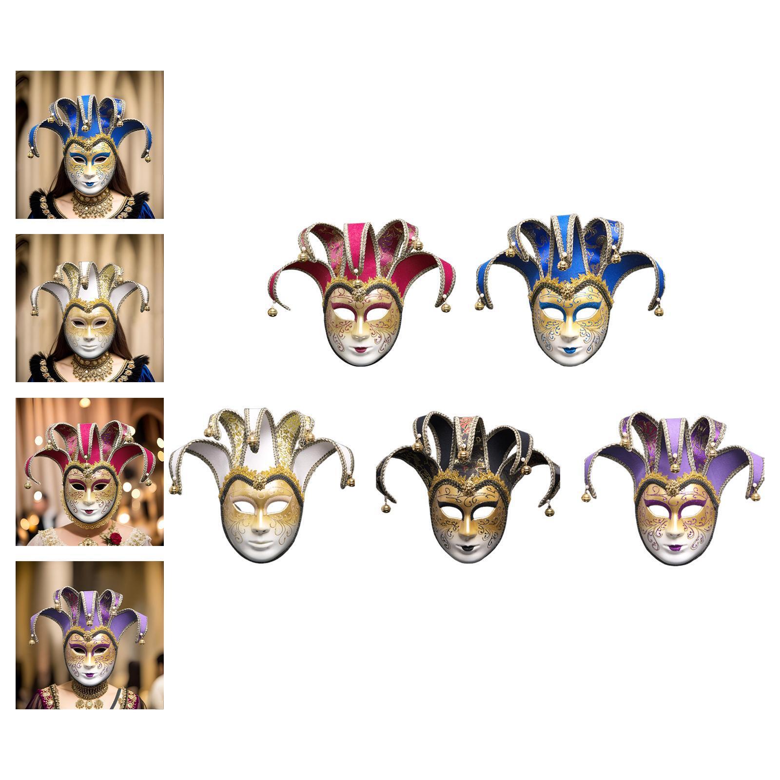 Mardi Gras Mask Dress up Prom Mask Women Halloween Cosplay Mask Costume