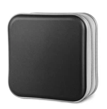 32 Disc CD Case Black Organizer DVD VCD Carry Portable Holder Storage Bag Album