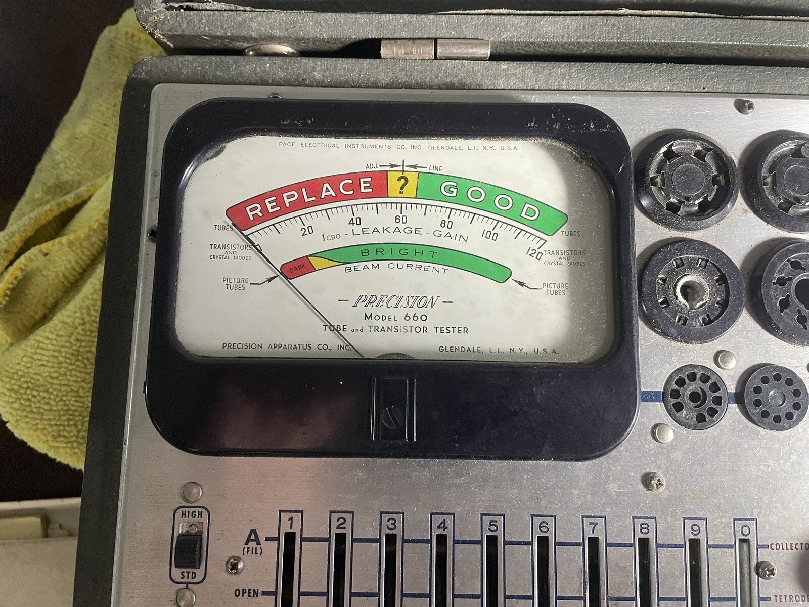 Vintage Precision Apparatus Company Model 660 Tube and Transistor