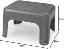 Dual Step Up Plastic Stool Children Kids Kitchen Toilet Potty Training Ladders