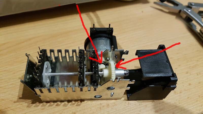 ALPSASD1017MotorisedInputSelectorGears