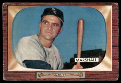 1955 Bowman Baseball Card Willard Marshall Chicago White Sox #131 VG