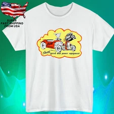 Sharp Speed & Power white tshirt size large