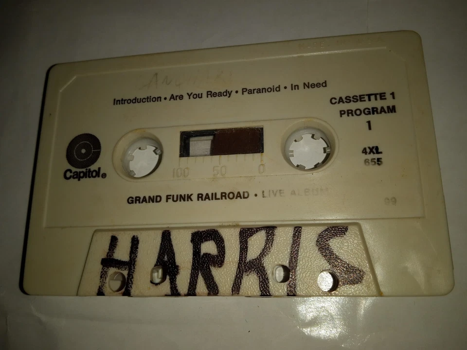 Grand Funk Railroad "Live Album" cassette tapes double Foto 3 de 4