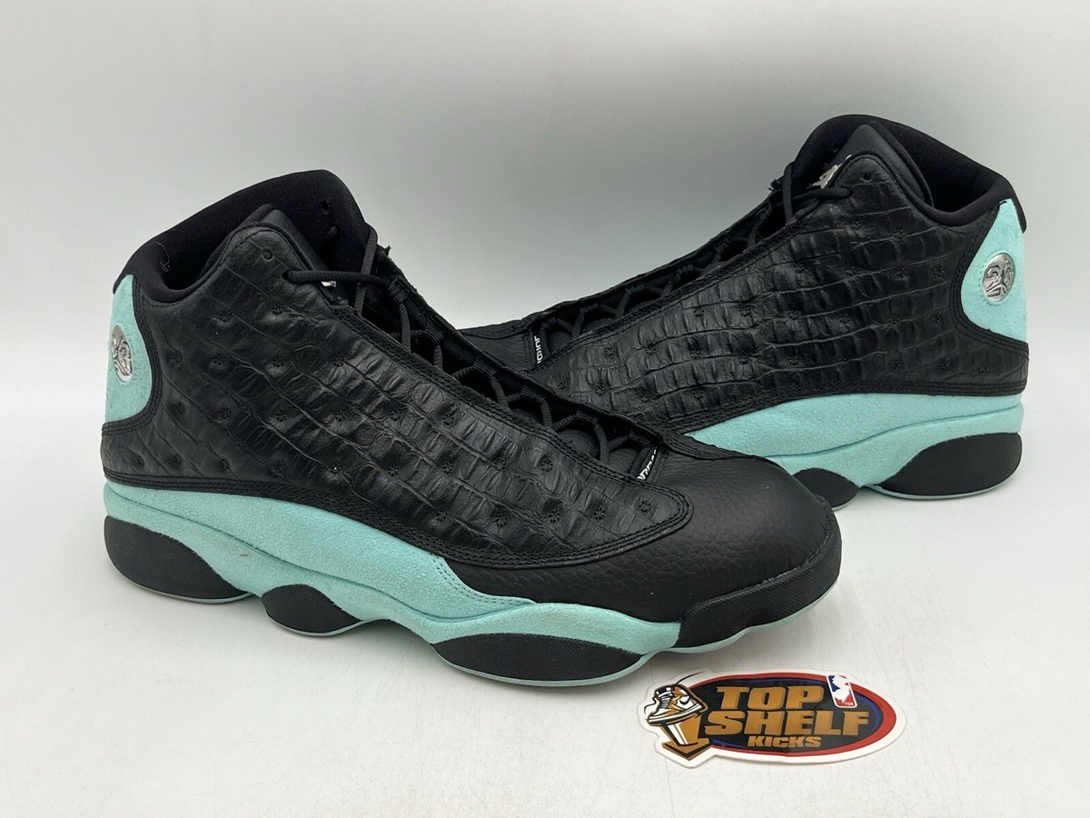 NIKE Air Jordan 13 ブラック×グリーン 箱なし 使用済み Nike Air Jordan 13 Retro Island Green Size 13 Authentic Used OG