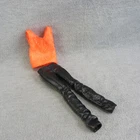 Vintage Barbie N Rockers Doll Replacement Lace Orange Top Faux Leather Pants