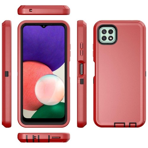 For Samsung Galaxy A22 5G Armor Case Belt Clip Fit Otterbox / Screen Protector - Afbeelding 11 van 17