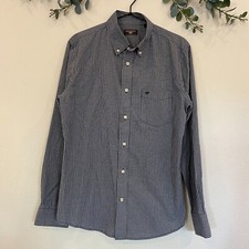EUC Docker's Men's Plaid Signature Comfort Flex Classic Fit Dress Shirt Sz M