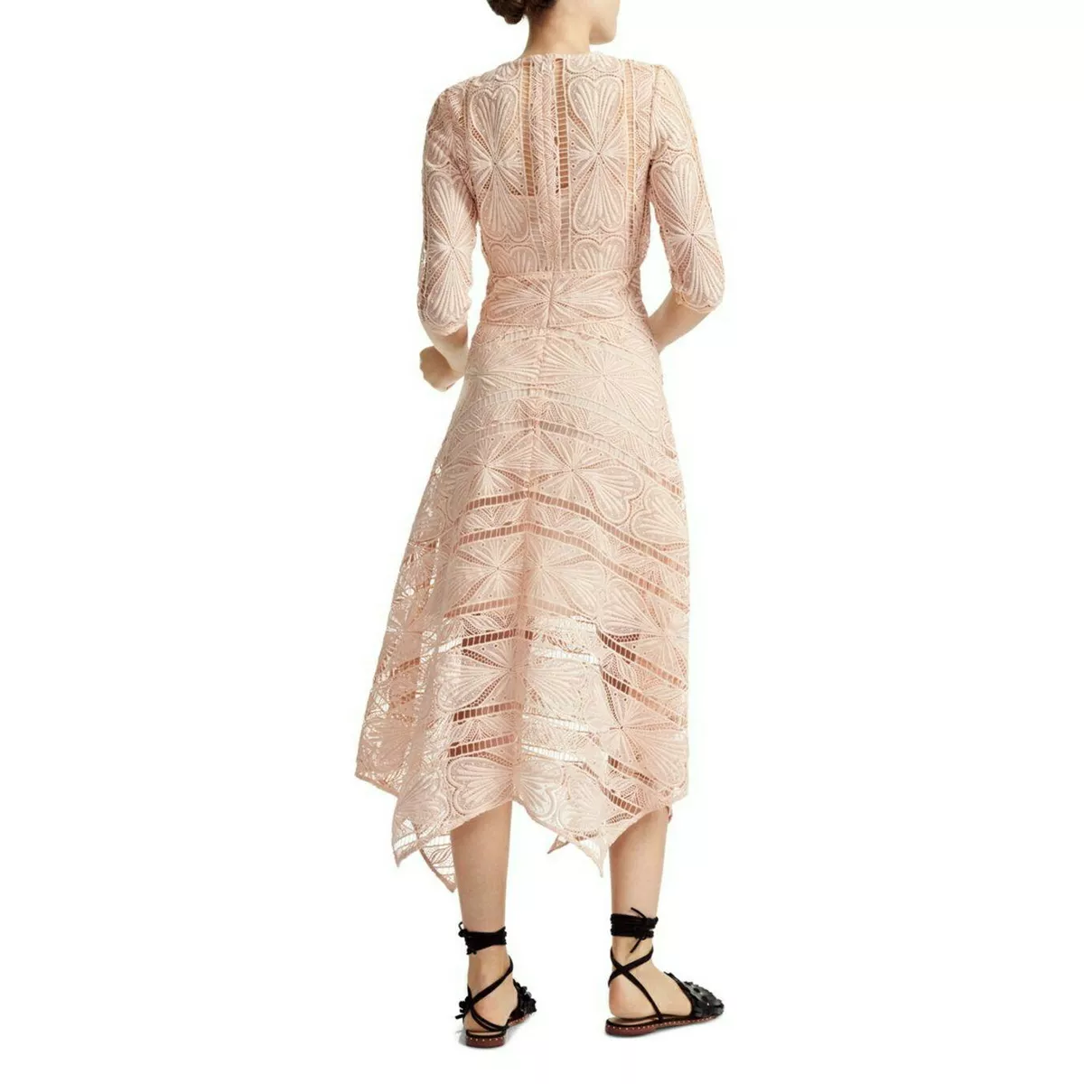 Rosa lace sale hanky hem dress