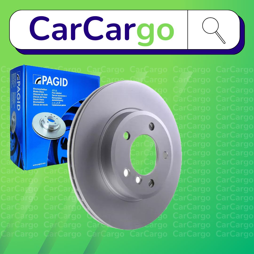 Pagid Vented Front Brake Discs Pair For BMW 3 Series 318i 1999-2005 300 mm