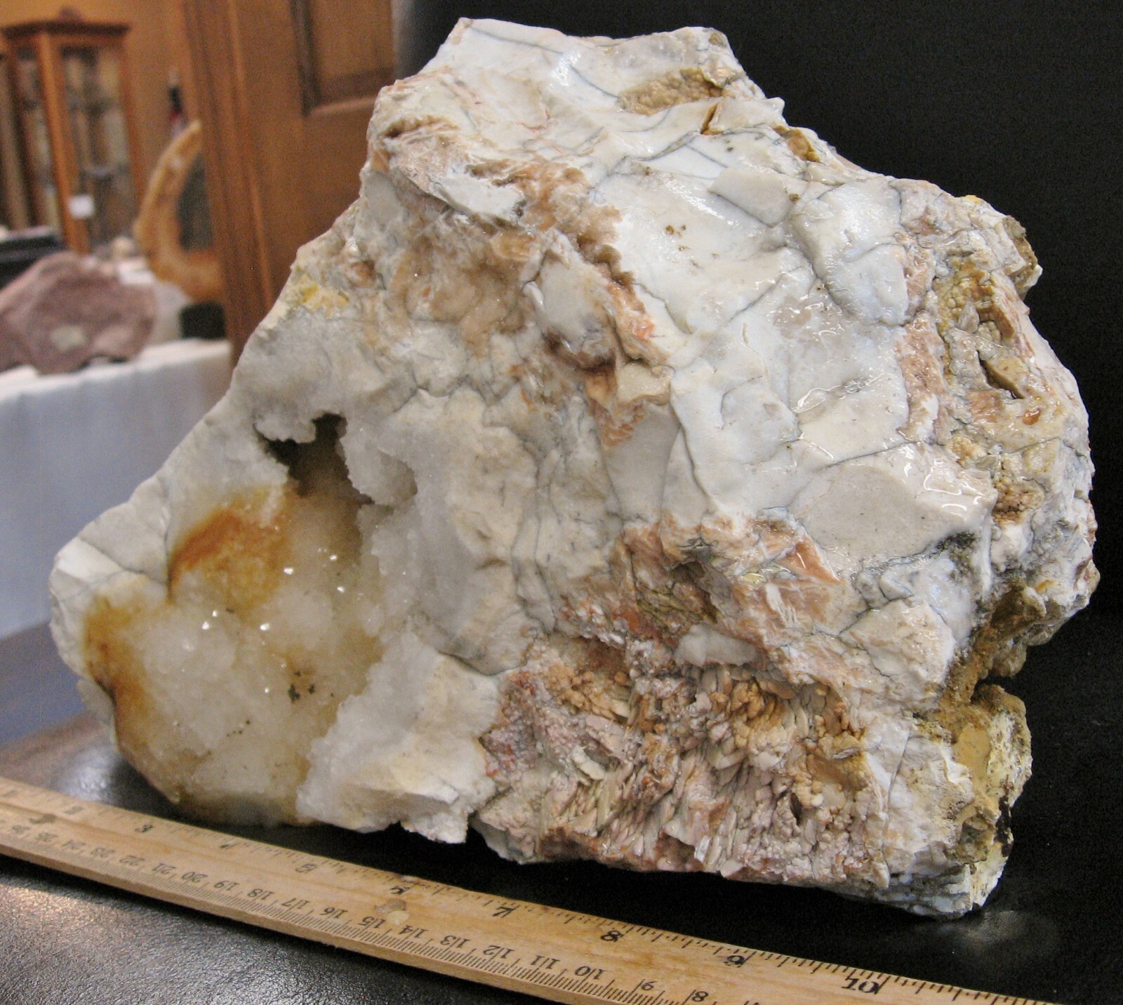 Rare Keswick Agate, Iowa Rough Rock 16 lbs w Sparkling Crystal, Size