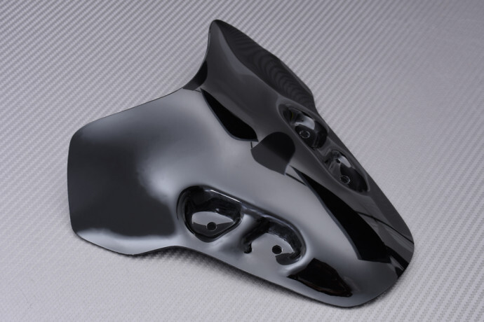 Bulle noire YAMAHA MT-07 déviation vent aérodynamique