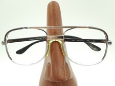 Vintage Swank Pegasus 933 821 Metal Silver Square Pilot Sunglasses Frames