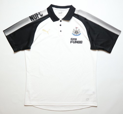 NEWCASTLE UNITED 2017/2018 TRAINING FOOTBALL POLO SHIRT JERSEY KIT PUMA MENS L - 第 1/12 張圖片