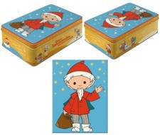 Sandman Fan Pacchetto - Barattolo Latta + Calamita da Frigorifero - 23x16x7 CM +