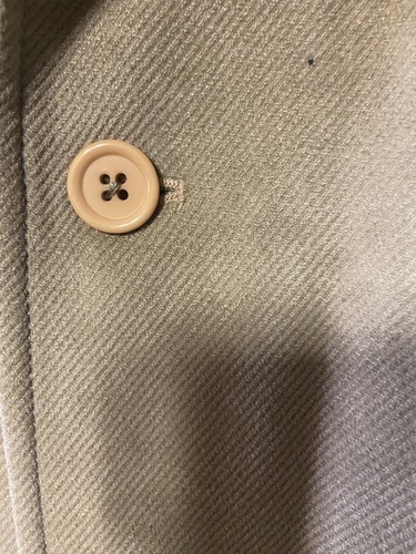 Bachrach Mens Jacket Shirt Extra Large Beige Lined Italy Shacket Cozy Casual - Picture 7 of 11