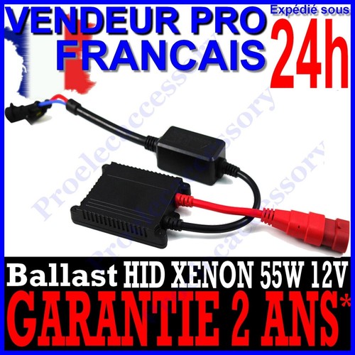 1 BALLAST XENON 55W SLIM POUR KIT HID H1 H3 H4 H7 H9 H11 HB3 HB4 DE REMPLACEMENT - Afbeelding 1 van 4