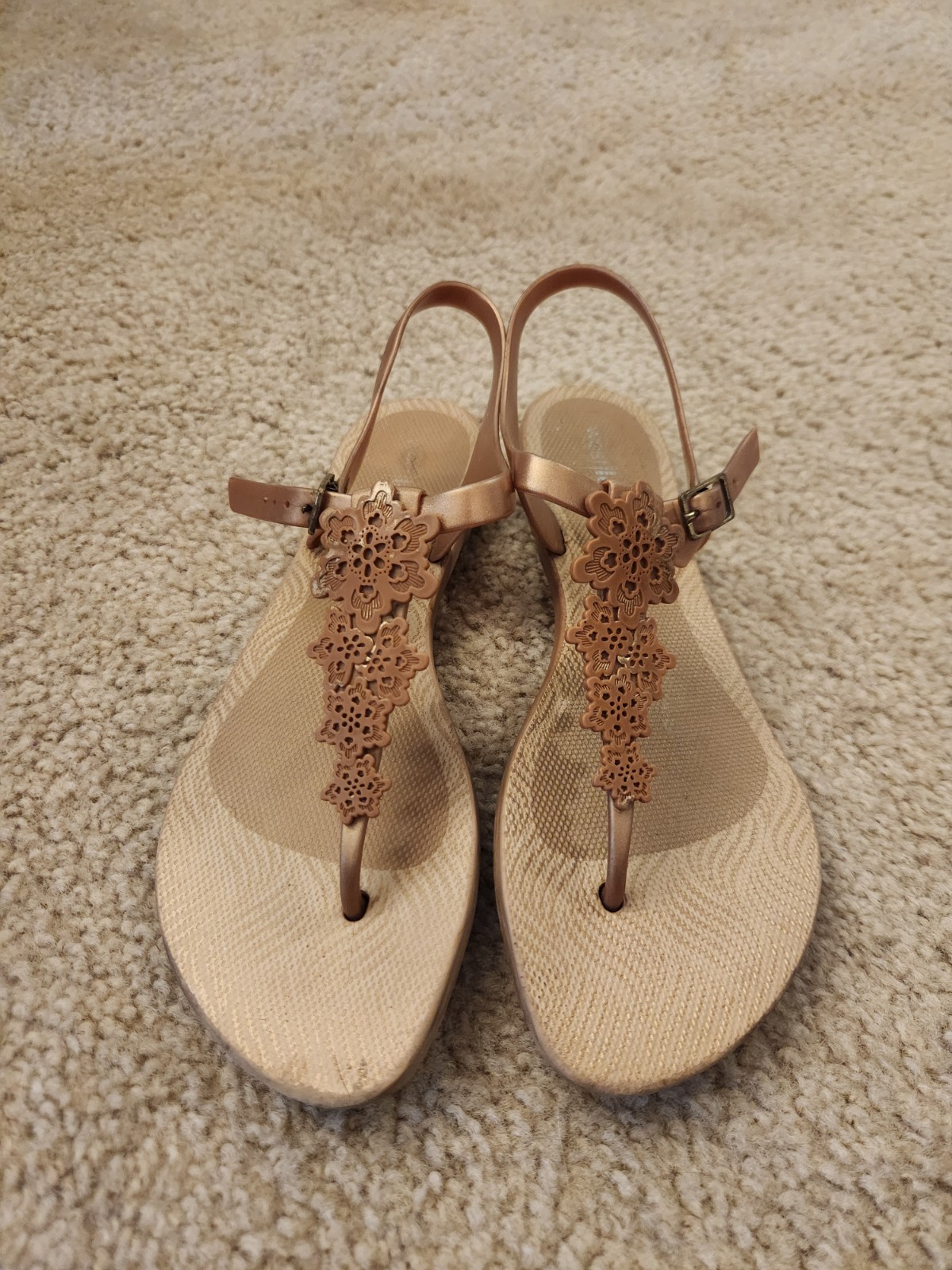 APL Westloop sandali donna punta floreale marrone taglia 8 5